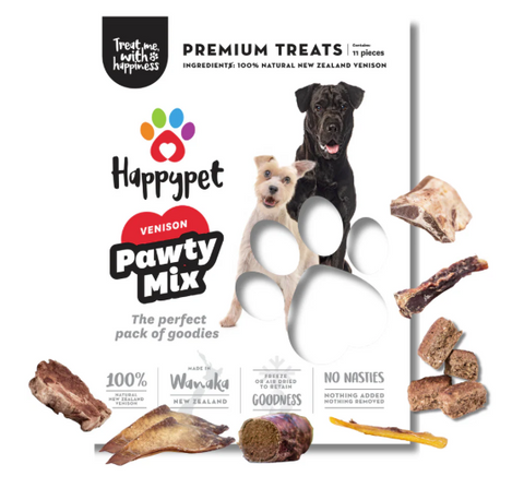 Happy Pet Venison Pawty Mix 11pk