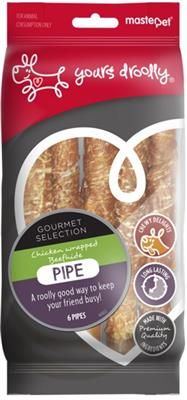Yours Droolly Chicken Wrapped Pipe 6pk