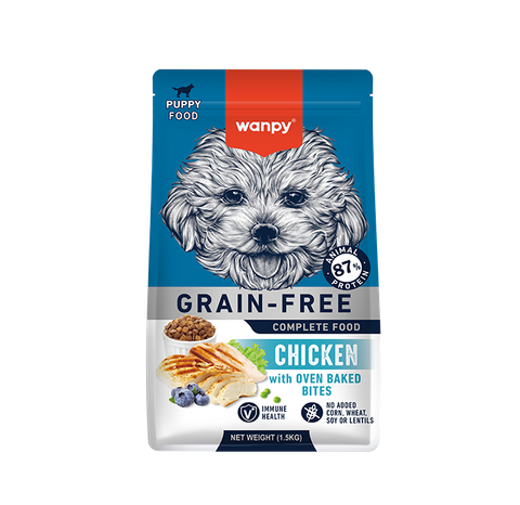 Wanpy Puppy Grain Free Chicken Recipe 1.5kg