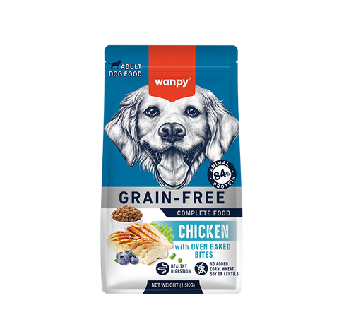Wanpy Dog Grain Free Chicken Recipe 1.5kg