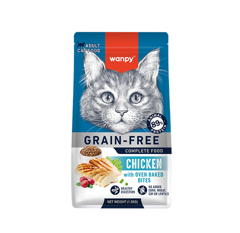 Wanpy Cat Grain Free Chicken Recipe 1.5kg