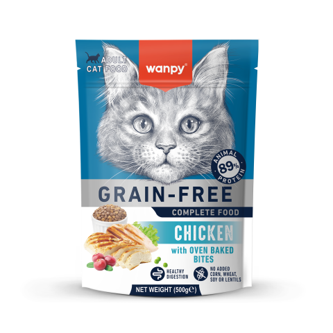 Wanpy Cat Grain Free Chicken Recipe 500g