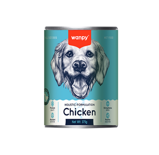 Wanpy Dog Wet Chicken Recipe Can 375g
