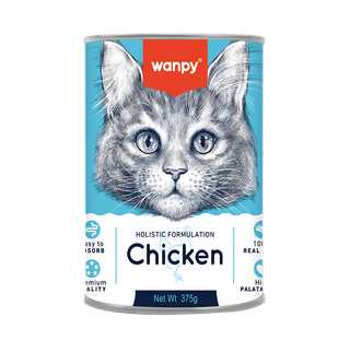 Wanpy Cat Wet Chicken Recipe Can 375g