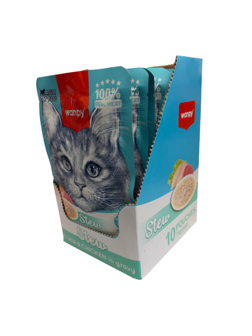 Wanpy Cat Stew Chicken & Tuna in Gravy Recipe Box (10)