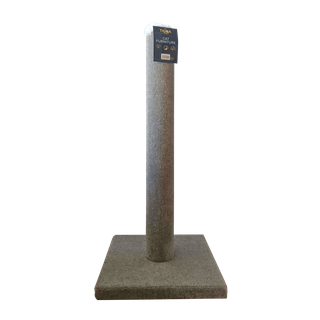 Tigga Carpet Cat Scratch Pole - Large Grey 100cm