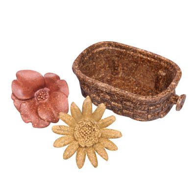 Pet One Small Animal Treat Flower Basket 3pk