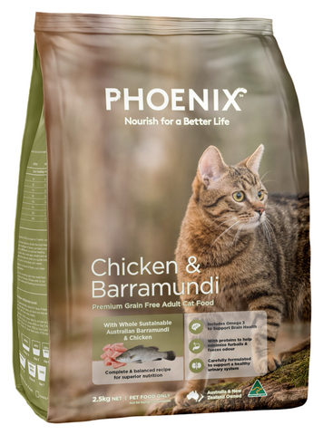 Phoenix Cat Chicken & Barramundi  2.5kg