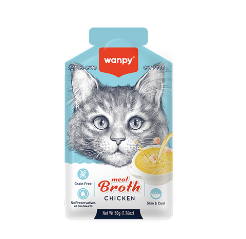 Wanpy Cat Meat Broth - Chicken 50g