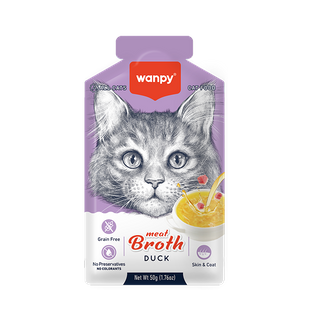 Wanpy Cat Meat Broth - Duck 50g