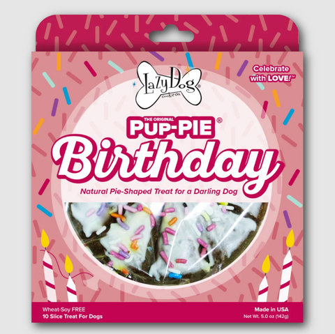Lazy Dog Pup-PIE Happy Birthday for a Darling Dog 141g