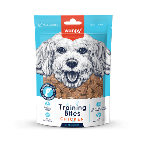 Wanpy Dog Training Bites Chicken 100g