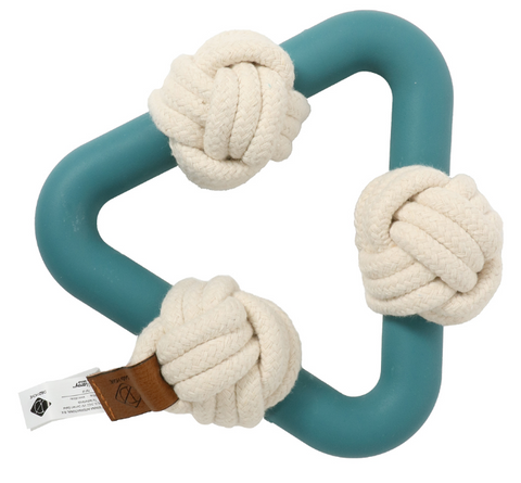LaRoy Dog Toy Milou Lagoon TPR & Rope 17x18.5x6cm