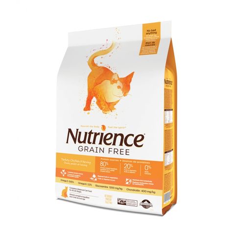 Nutrience Cat Grain Free Turkey, Chicken & Herring 5kg
