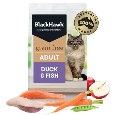 Black Hawk Cat Grain Free Duck & Fish 2.5kg