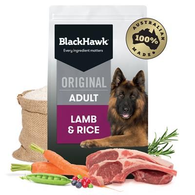 Black Hawk Dog Adult Lamb & Rice 10kg