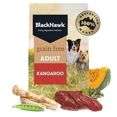Black Hawk Dog Grain Free Kangaroo  7kg