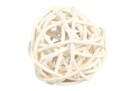 Trixie Wicker Ball With Bell 4cm