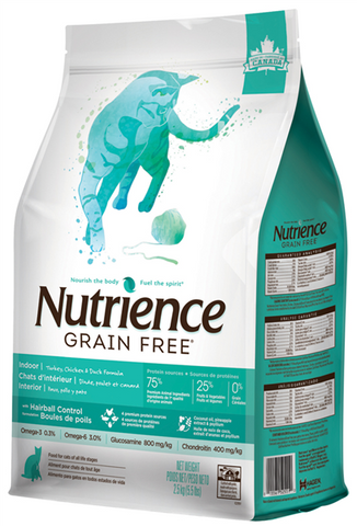 Nutrience Cat Grain Free Indoor/Hairball 2.5kg