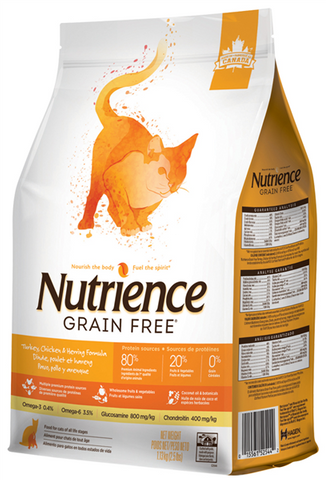 Nutrience Cat Grain Free Turkey, Chicken & Herring 1.13kg