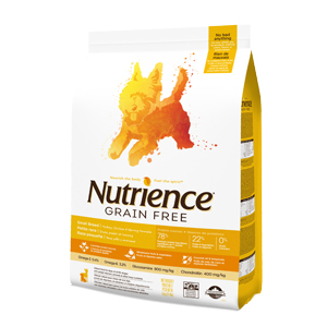 Nutrience Dog Grain Free Small Breed Turk, Chick & Herring 2.5kg