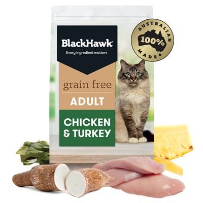 Black Hawk Cat Grain Free Chicken & Turkey 2.5kg