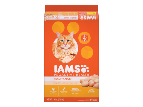 IAMS Cat Healthy Adult Chicken  3.18kg