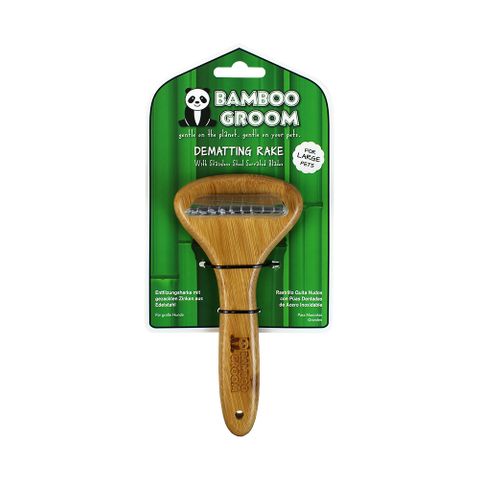 Bamboo De-Matting Brush Lge
