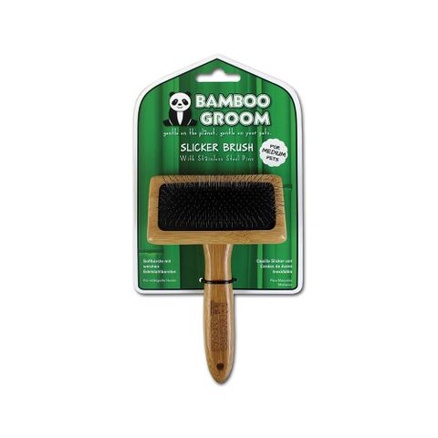 Bamboo Slicker Brush Medium
