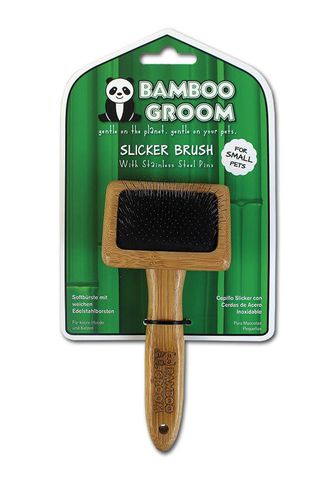 Bamboo Slicker Brush Small