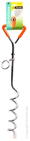 Pet One Tie Out Stake 45cm x 8mm
