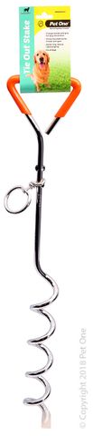 Pet One Tie Out Stake 45cm x 8mm