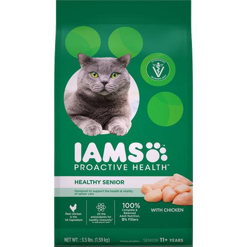 IAMS Cat Healthy Senior Chicken 3.18kg