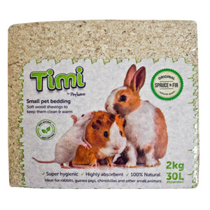 Timi Spruce & Fir Wood Shaving Bedding 30L