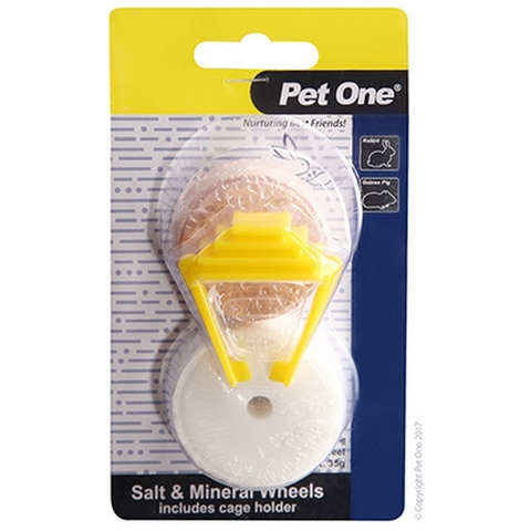 Pet One Salt Lick & Mineral Wheel 50g