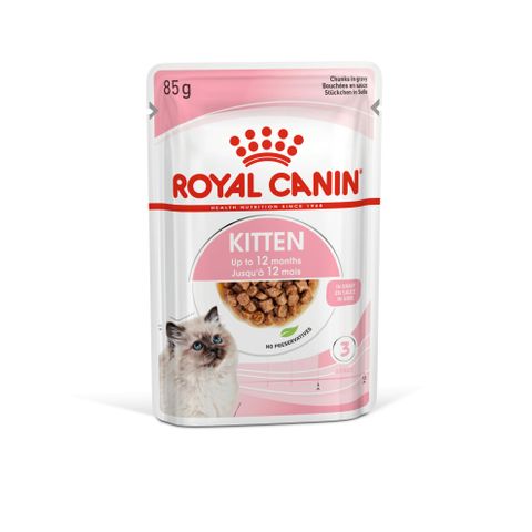 Royal Canin WET Cat Kitten Instinctive Gravy Pouch 85g