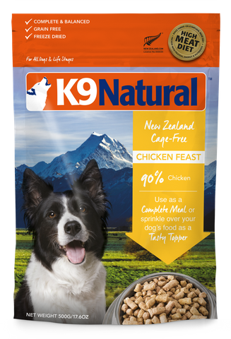 K9 Natural Freeze Dried Chicken Feast  500g