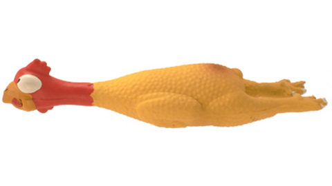 Latex Funny Chicken 14cm Mini