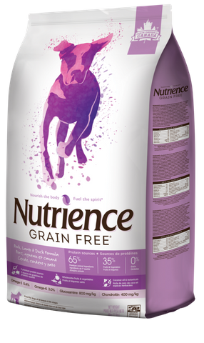 Nutrience Dog Grain Free Pork, Lamb & Duck 10kg