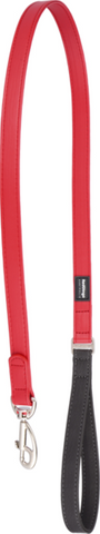 Red Dingo Vegan Leather Dog Lead Red