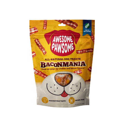 Awesome Pawsome Dog Treats Baconmania 85g