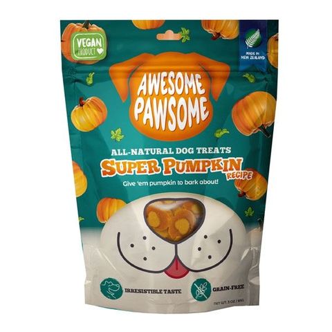 Awesome Pawsome Dog Treats Super Pumpkin 85g