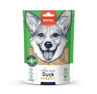 Wanpy Dog Treat Freeze Dried Duck Breast 40g