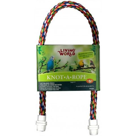 Living World Knot Rope Perch 51cm x 16mm
