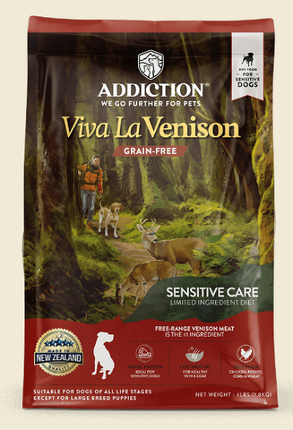 Addiction Dog NZ Viva La Venison 1.8kg