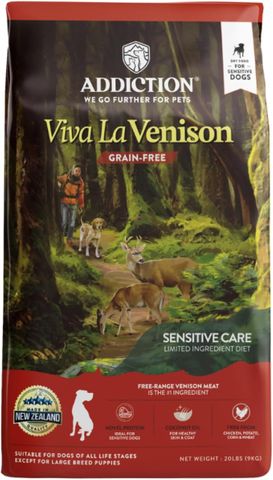 Addiction Dog NZ Viva La Venison  1.8kg