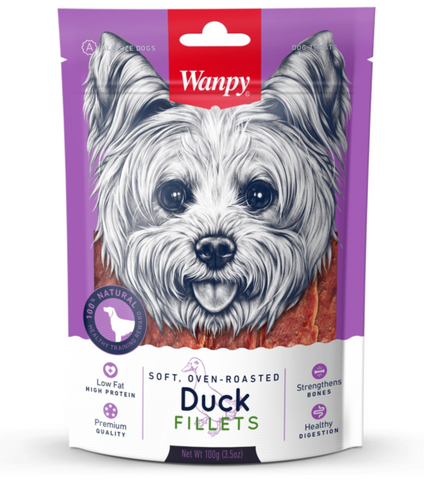 Wanpy Dog Duck Fillet 100g