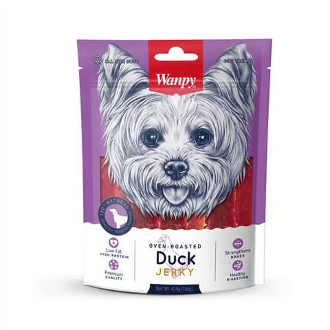 Wanpy Dog Treat Duck Jerky 100g