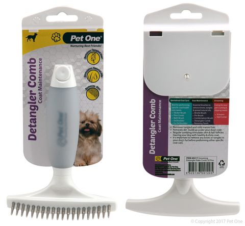 Pet One Grooming Rake Comb 20 Pin