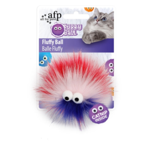 AFP Cat Fluffy Ball - Red